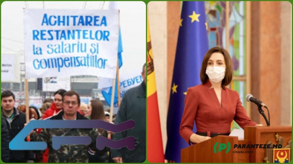 Maia Sandu reacționează la protestele de la Căile Ferate. Situația va fi discutată la CSS